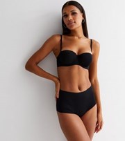 New Look Black Seamless Smoothing Brazilian Briefs
